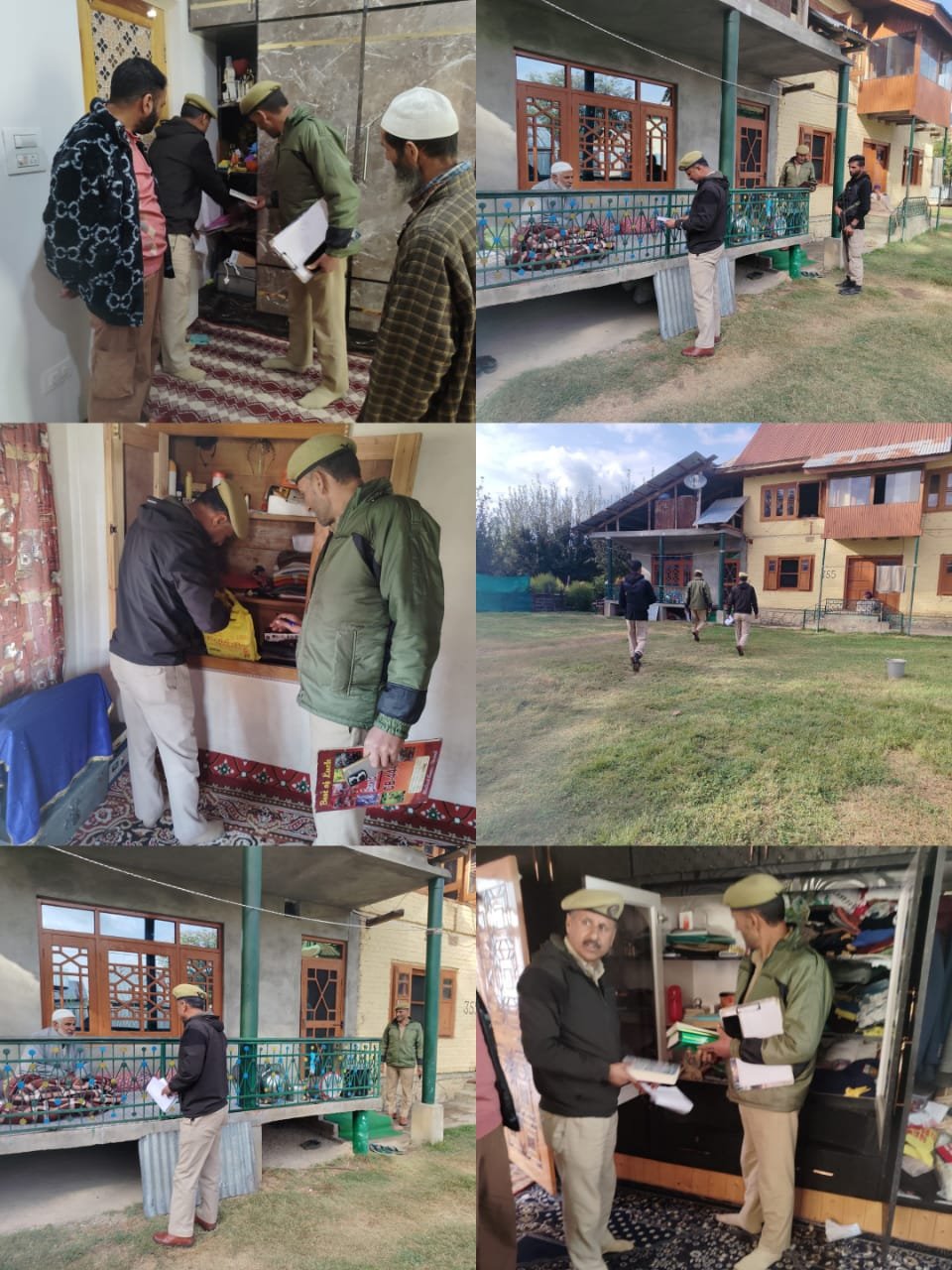 Handwara Police Conducts Raids at Residences of Hurriyat and JeI Members