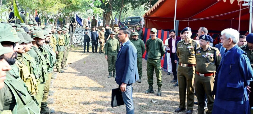LG visits JKP’s Commando Training Centre at Sunjwan, Jammu