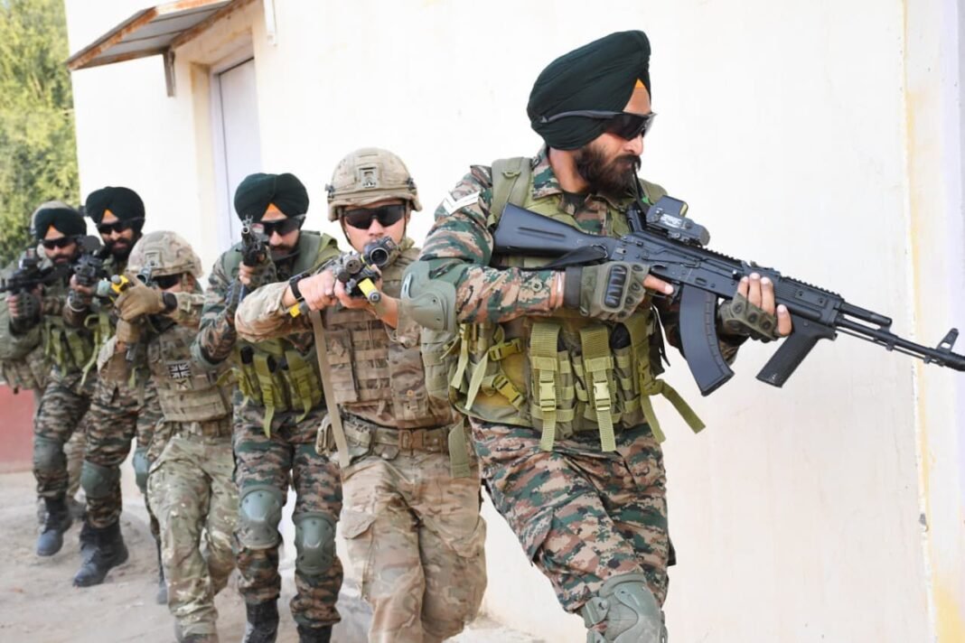 AJEYA WARRIOR-25: INDIA–UK TROOPS ENGAGED IN HIGH-INTENSITY JOINT TRAINING IN RAJASTHAN