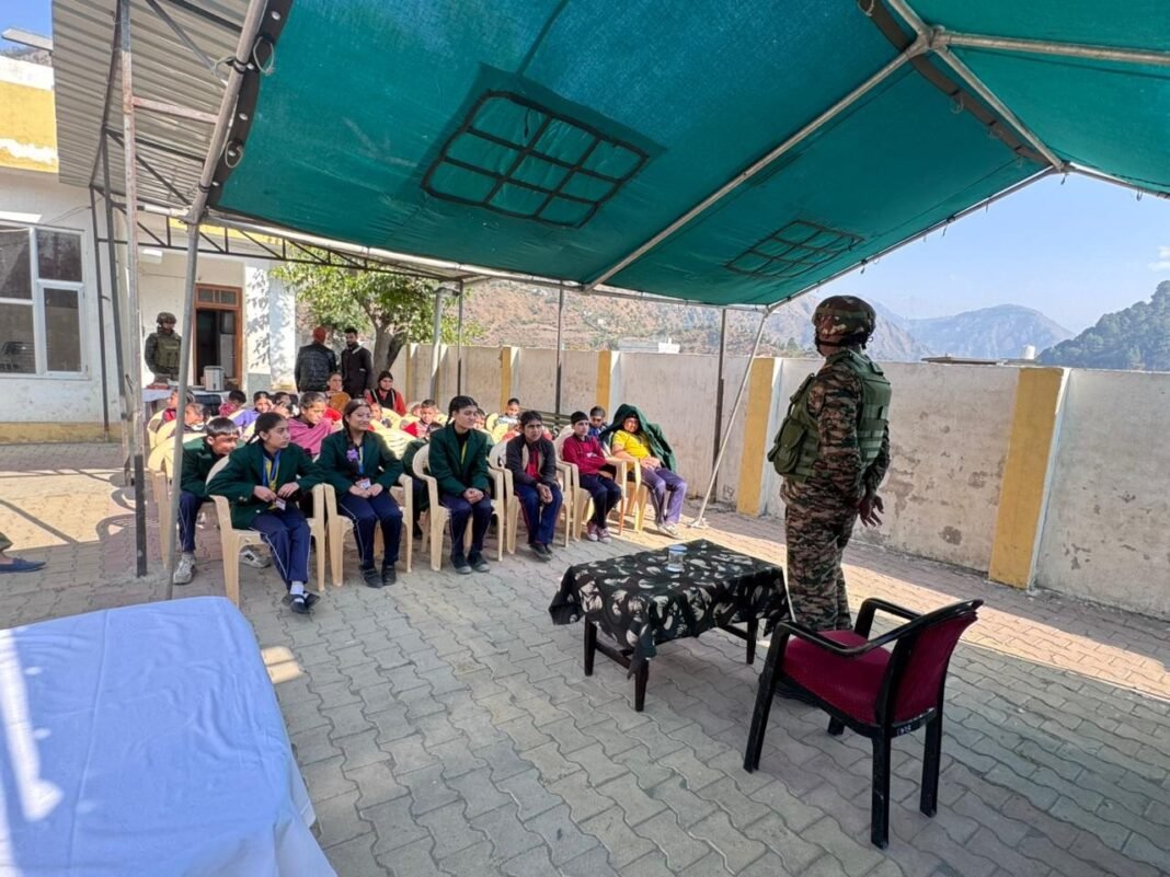 Indian Army Organises Career Counseling Prospects for Children at Chassana, Reasi