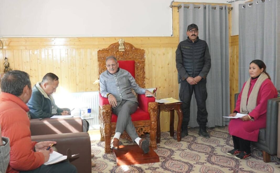UT Admin committed to safeguard interests of Ladakh’s transport community: LG Kavinder
