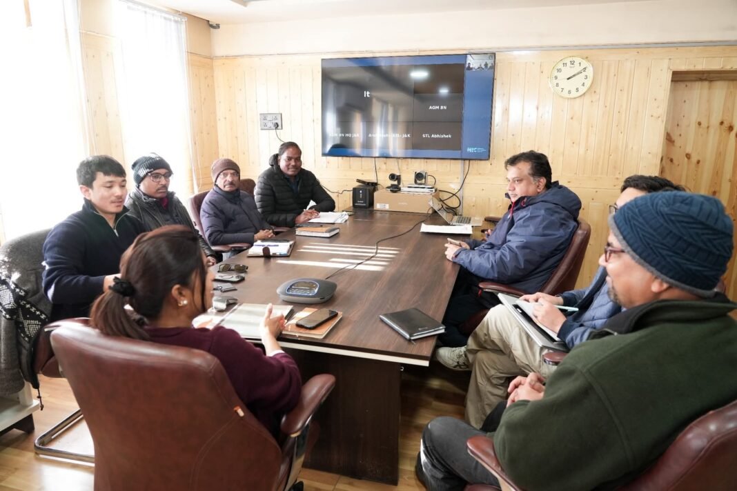 Secretary IT reviews progress of amended BharatNet implementation in Ladakh