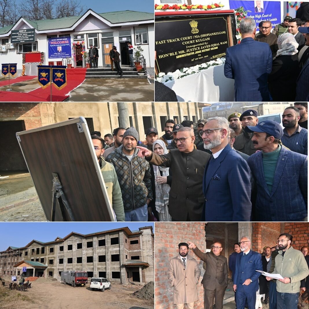 Justice Wani visits Kulgam, Inaugurates Relocated Fast-Track Court