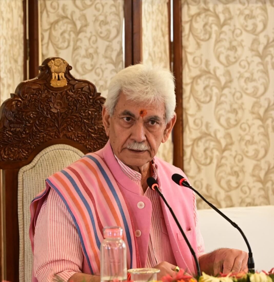 Eliminate Terrorism with Unified Effort: LG Sinha to Officers During Kashmir Security Review Meet