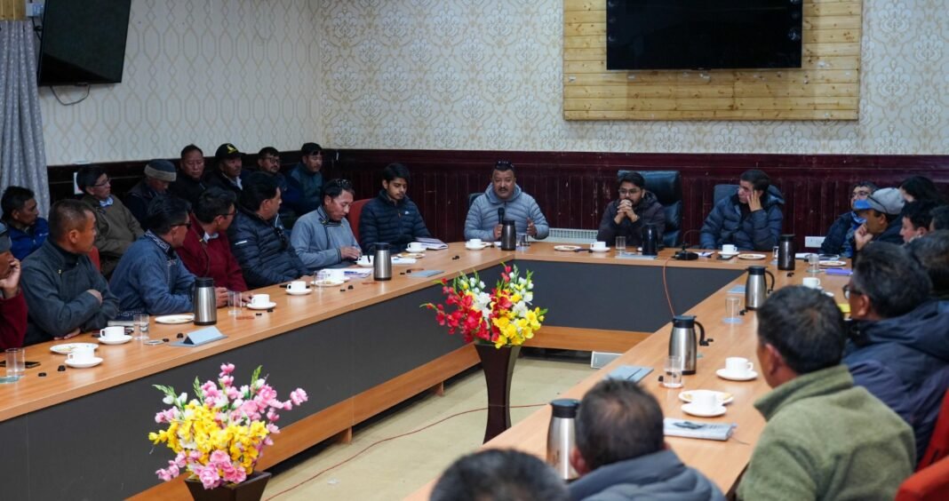 DC Leh Meets Nambardars of Leh and Nubra Sub-Divisions