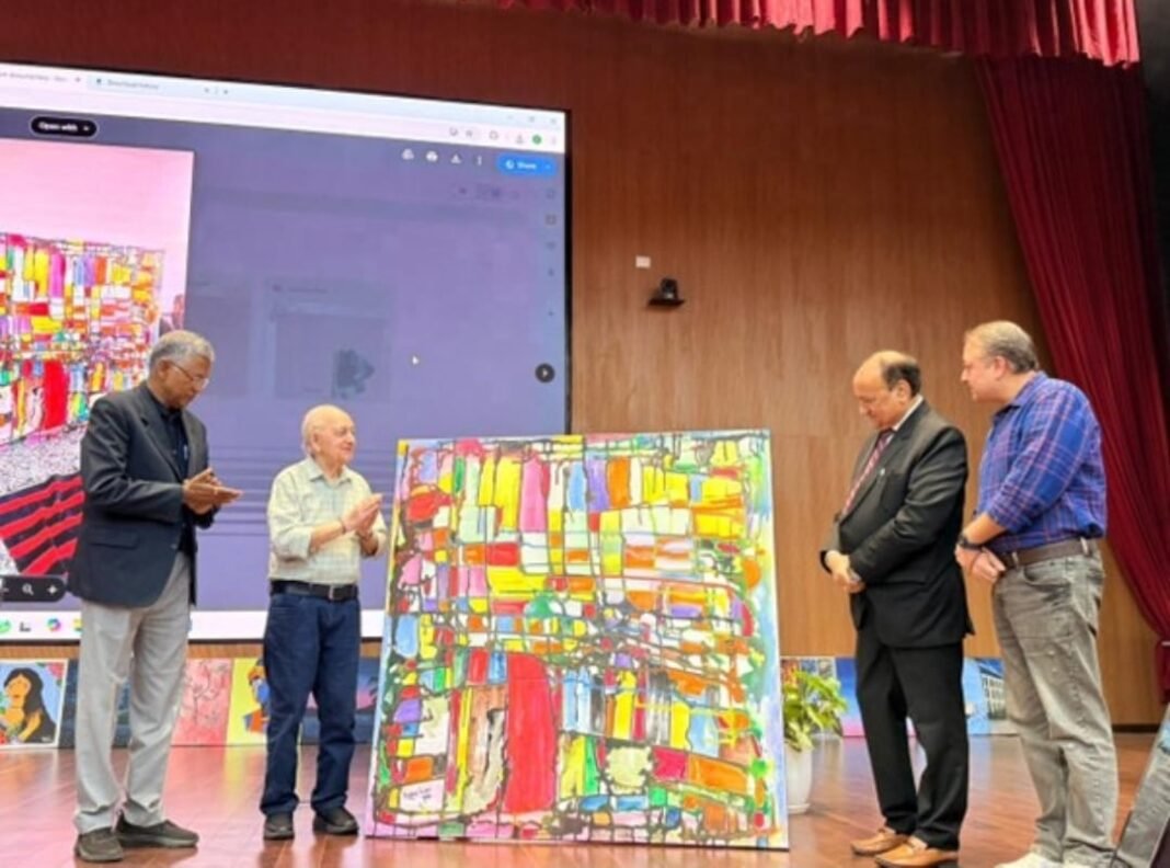 IIM Jammu Hosts Grand Unveiling Ceremony of Two-Day Painting Workshop by Eminent Artists Bhushan Kesar and Ankush Kesar