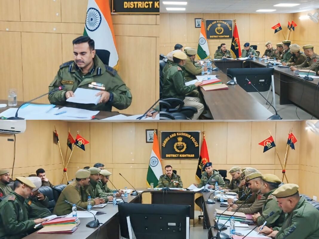 SSP Kishtwar Reviews Crime Scenario