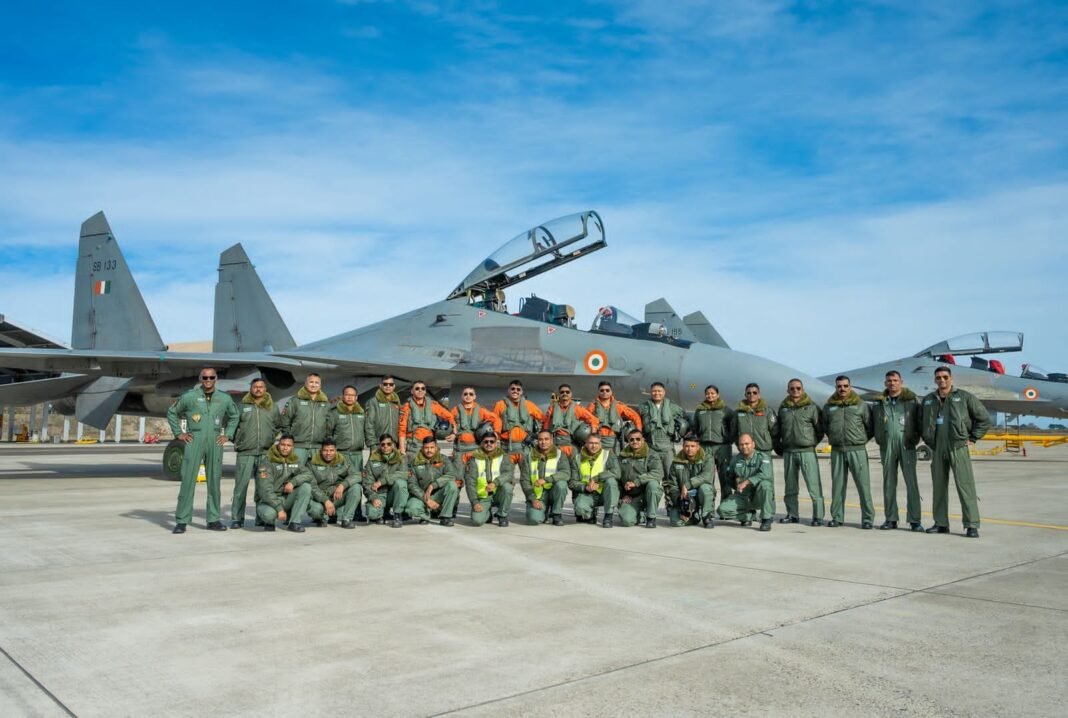 IAF contingent lands at Mont-de-Marsan Air Base, France
