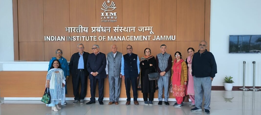 IIM Jammu Welcomes CSIR-IIIM Pensioners’ Welfare Association for a Guided Campus Tour