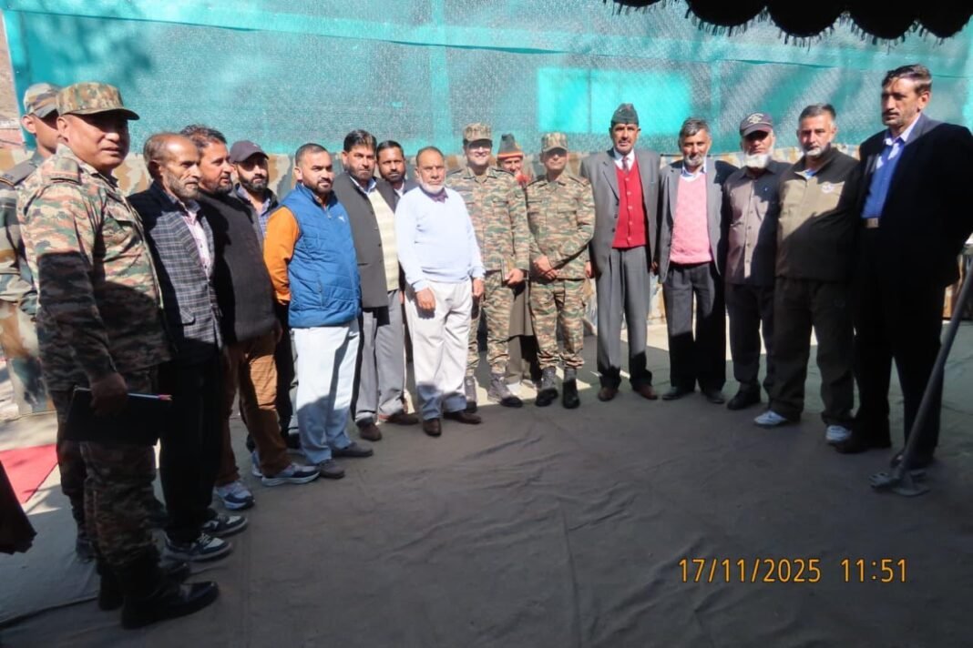 Indian Army Organised an Ex Servicemen Meet at Thanamandi, Rajouri