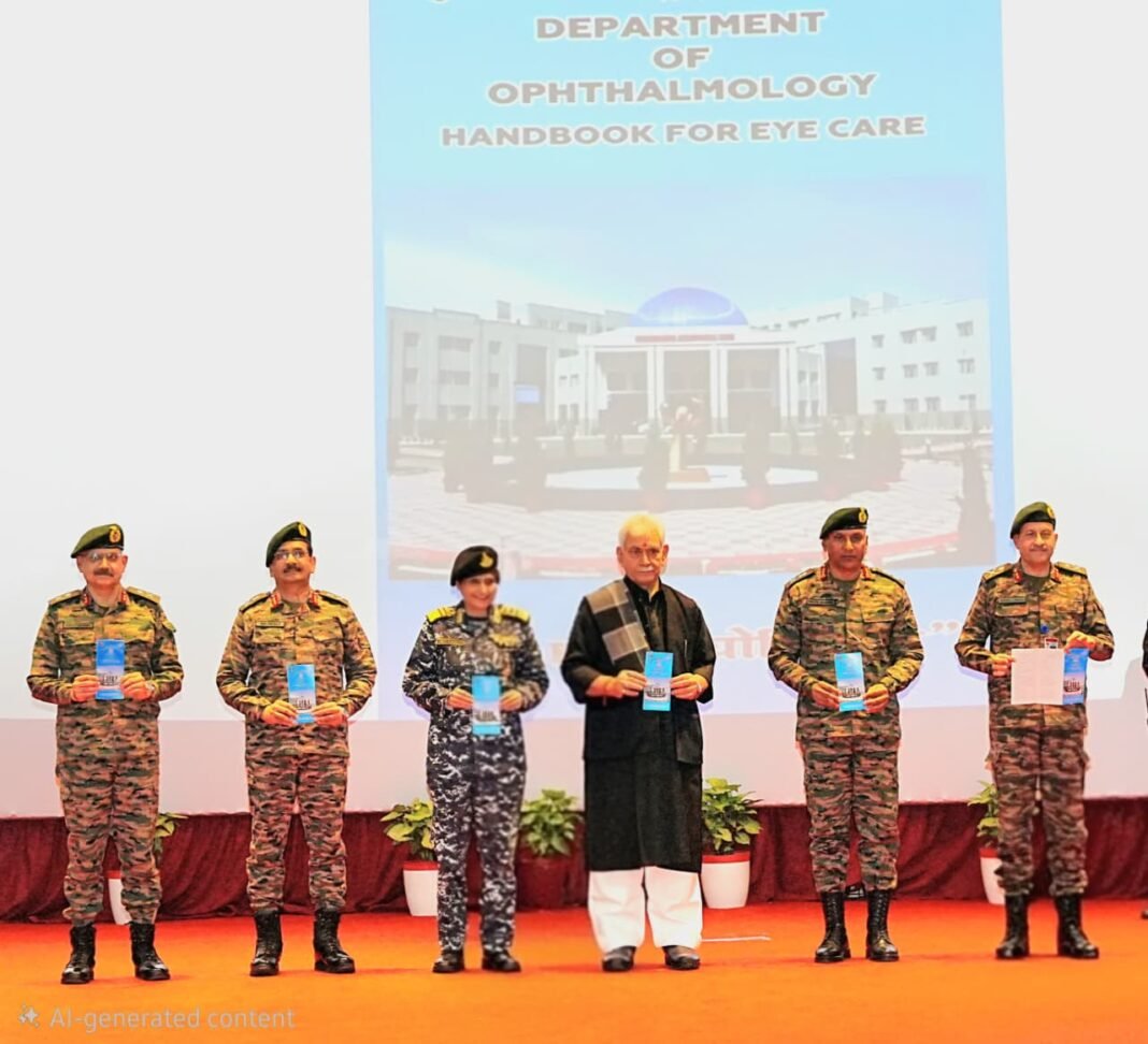LG J&K lauds OP DRISHTI the mega eye camp at Command Hospital Udhampur