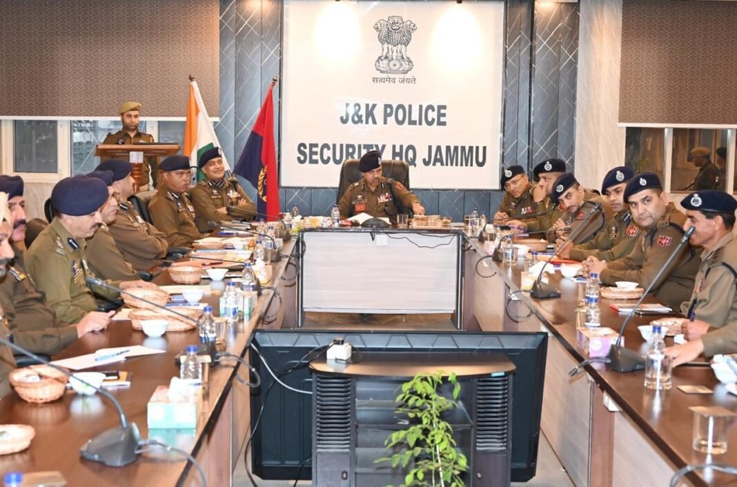 DGP J&K Police reviews Security Wing in Jammu