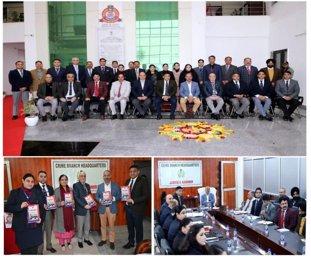 DGP J&K Reviews Crime Branch Working in Jammu