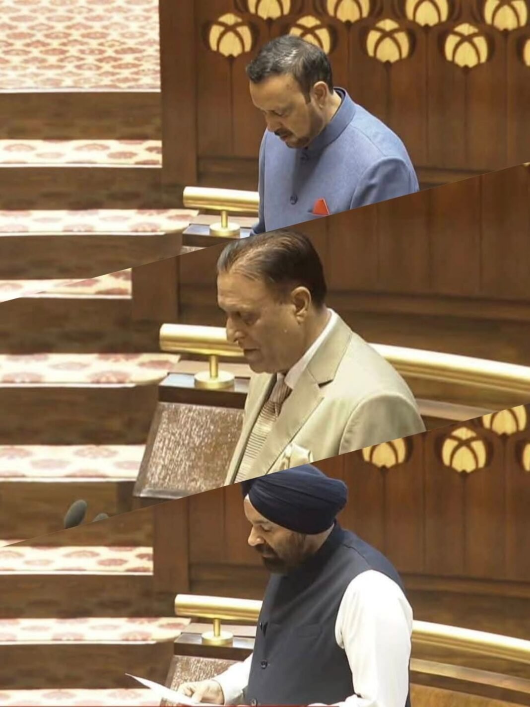 Three NC MPs Take Oath as Rajya Sabha Members