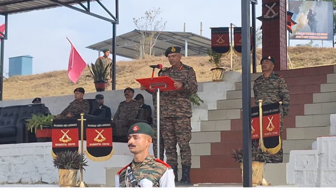 GUARDIANS OF THE NATION: J&K YOUNG SOLDIERS MARCH BENEATH CELESTIAL TRIKUTA HEIGHTS