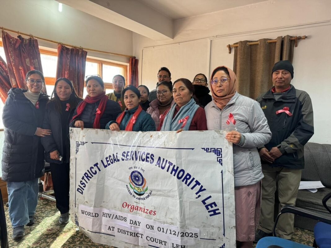 DLSA Leh Observes World HIV/AIDS Day with Awareness Programme