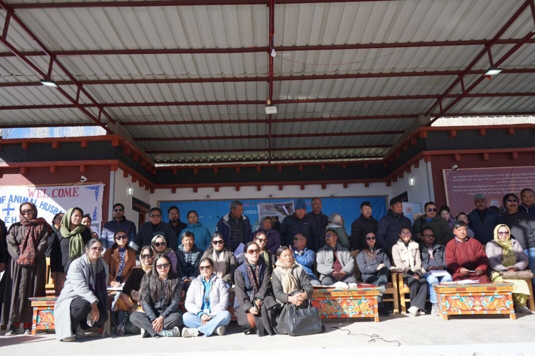 Sheep Husbandry Dept Nyoma Organises National Livestock Misson Camp