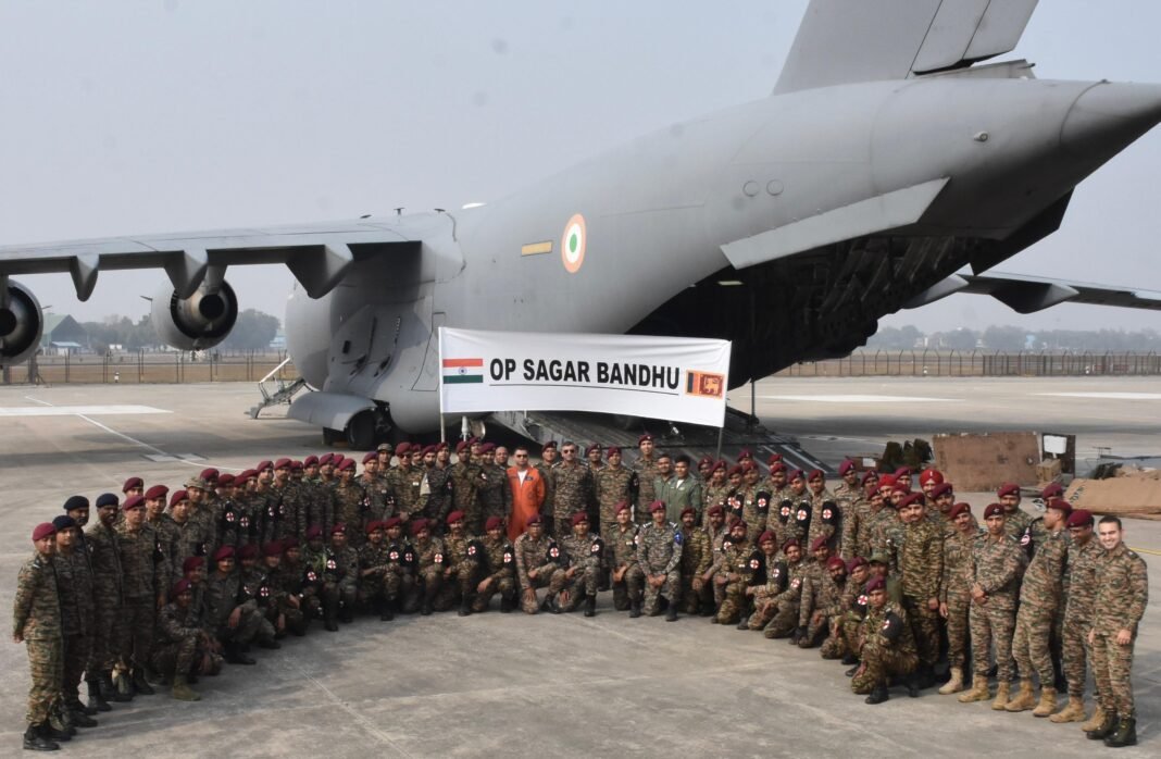 INDIAN ARMY CONTINGENT JOINS OP SAGAR BANDHU TO SUPPORT SRI LANKA