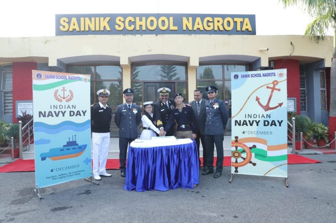 Sainik School Nagrota Commemorates Navy Day With Week-Long Celebrations
