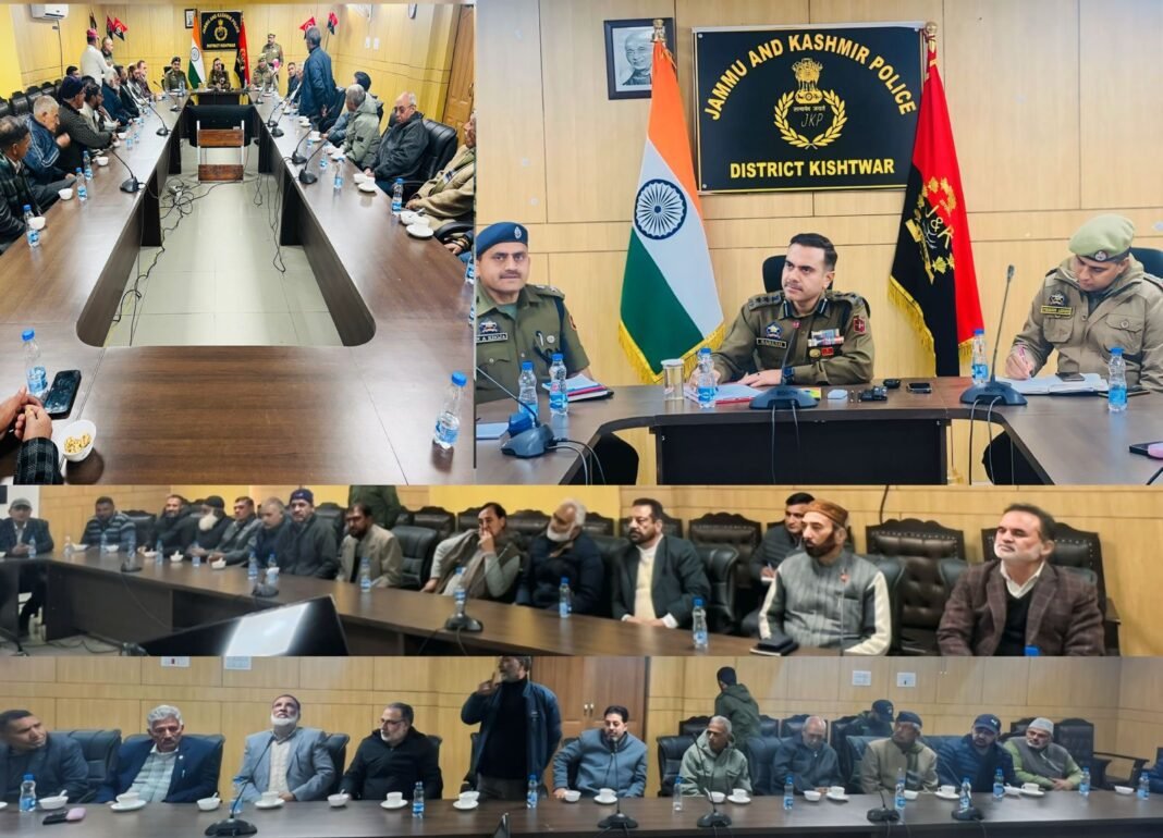 RETIRED POLICE OFFICER’S WELFARE MEASURES AND GRIEVANCES REVIEWED IN KISHTWAR