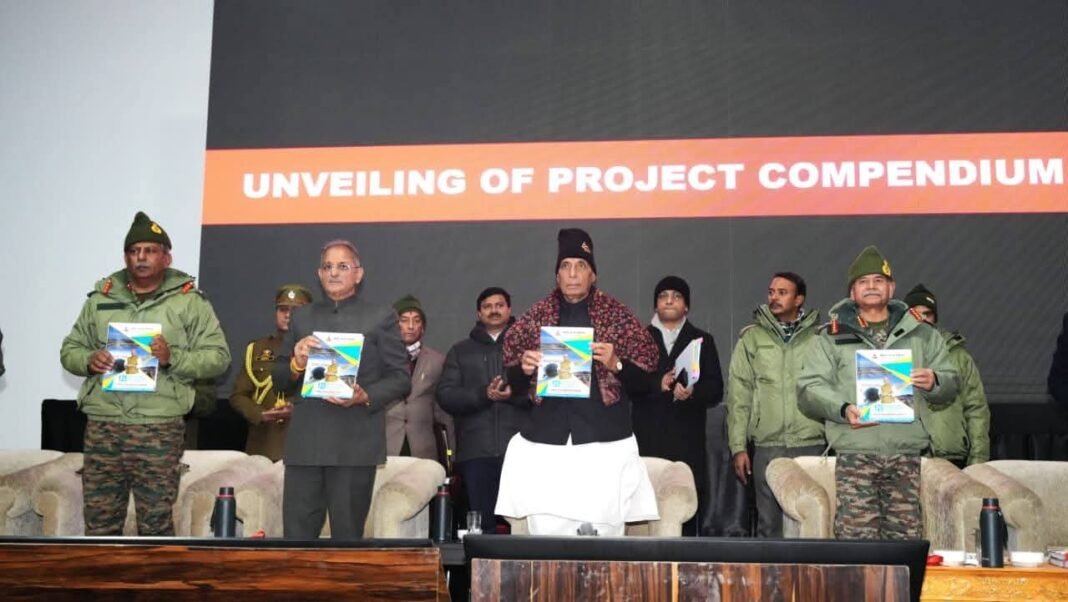 Border Road Organization’s 125 strategically significant infrastructure projects dedicated to nation in Ladakh