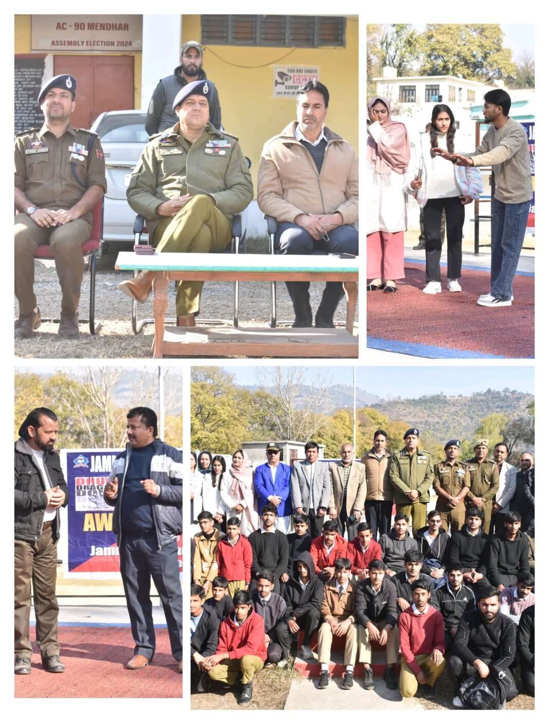 District Police Poonch Organises Mega Awareness Event at HSS Mendhar