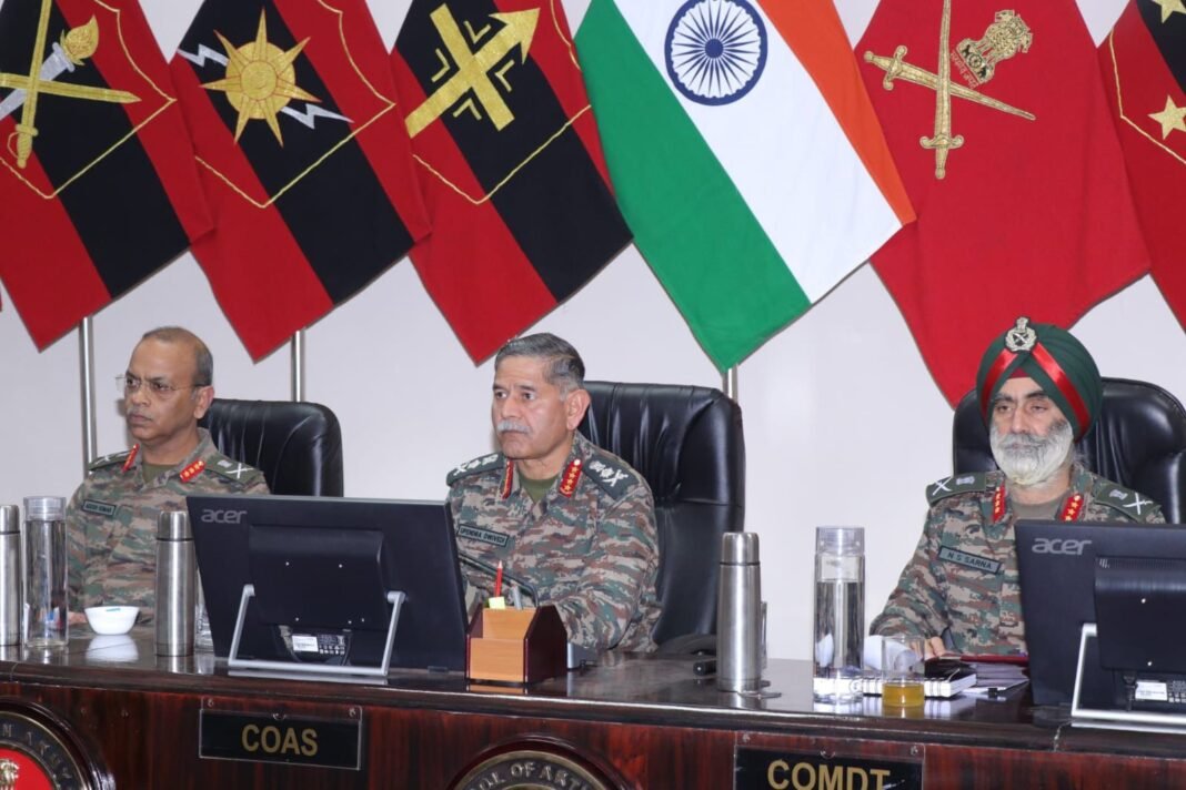 COAS GENERAL UPENDRA DWIVEDI PRESIDES OVER BIENNIAL ARTILLERY CONFERENCE 2025 AT SCHOOL OF ARTILLERY, DEVLALI
