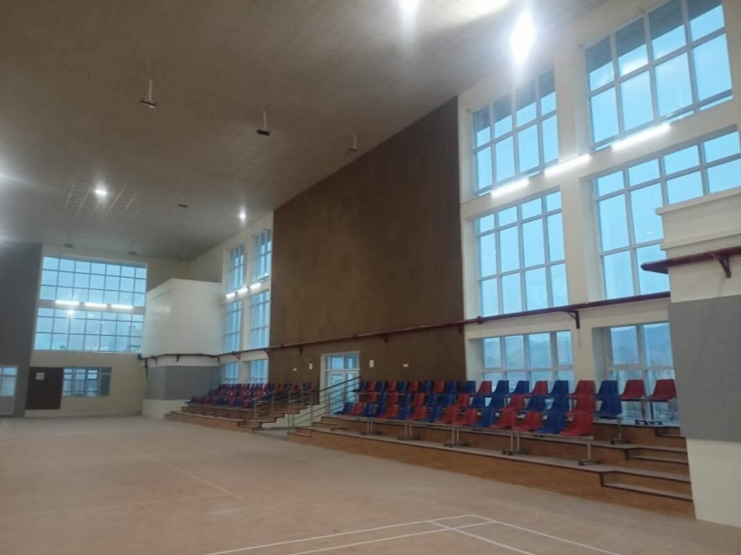 Moses Kunzang reviews Sports Infrastructure Projects in Leh