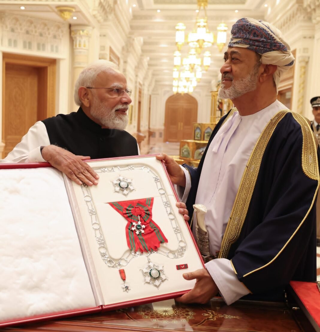 Prime Minister conferred with the Order of Oman