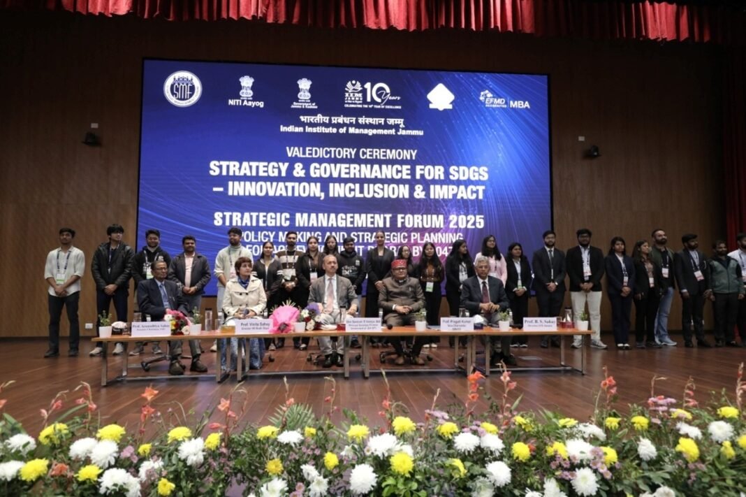 High-Level Deliberations on Strategy, Governance and SDGs Concludes at IIM Jammu