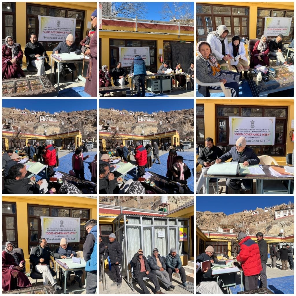 Good Governance Week 2025 Organised at Khaltse and Skurbuchan Blocks