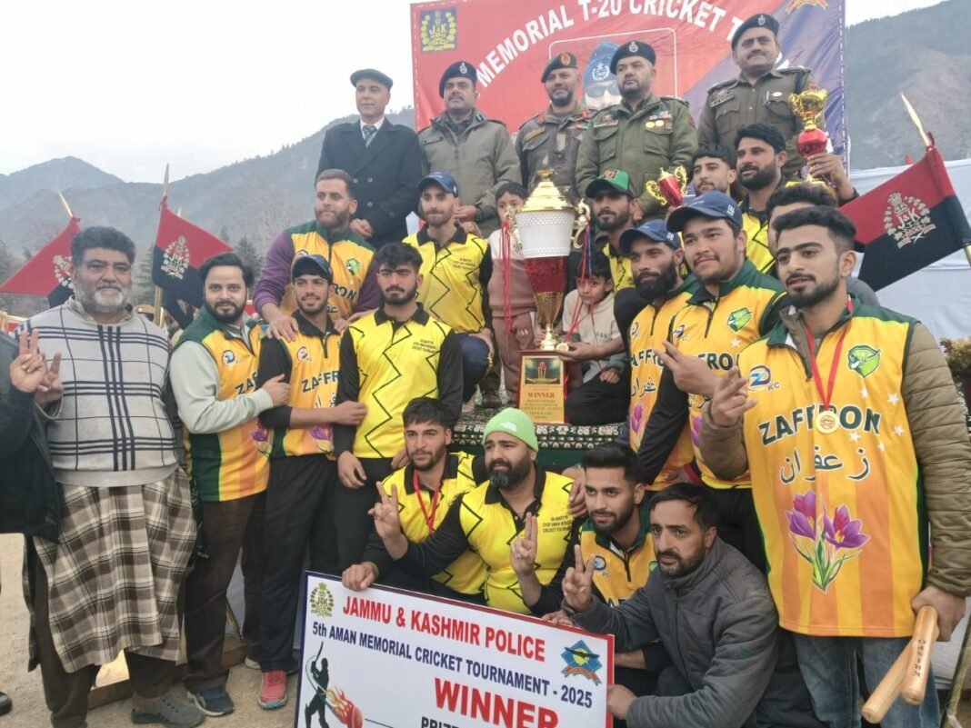 SHAHEED AMAN MEMORIAL TOURNAMENT CONCLUDES IN KISHTWAR