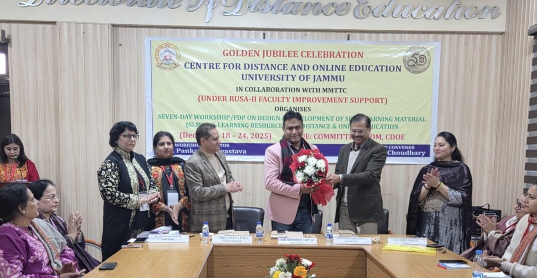 Seven-Day workshop on SLM and E-Learning Resources concludes at JU