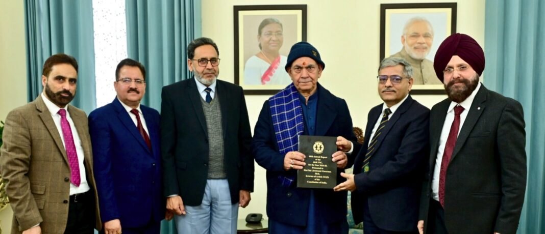 JKPSC submits 66th annual report to LG Manoj Sinha