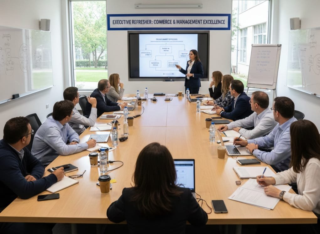 Two-Week Online Refresher Course in Commerce and Management Concludes at JU