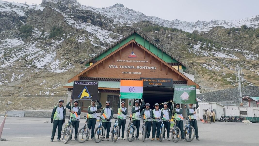Tiger Division Conducts 1212-Km Cycling Expedition Commemorating Diamond Jubilee of 1965 Indo-Pak War