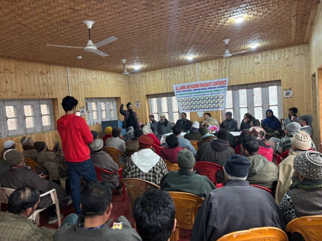 AJKPC Demands Delimitation of Panchayat Halqas