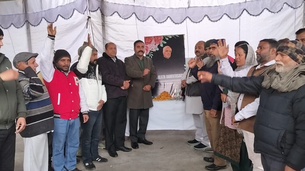 PDP leaders recall visionary leadership of Late Mufti Mohd Sayeed, criticize NC Govt’s failures in J&K