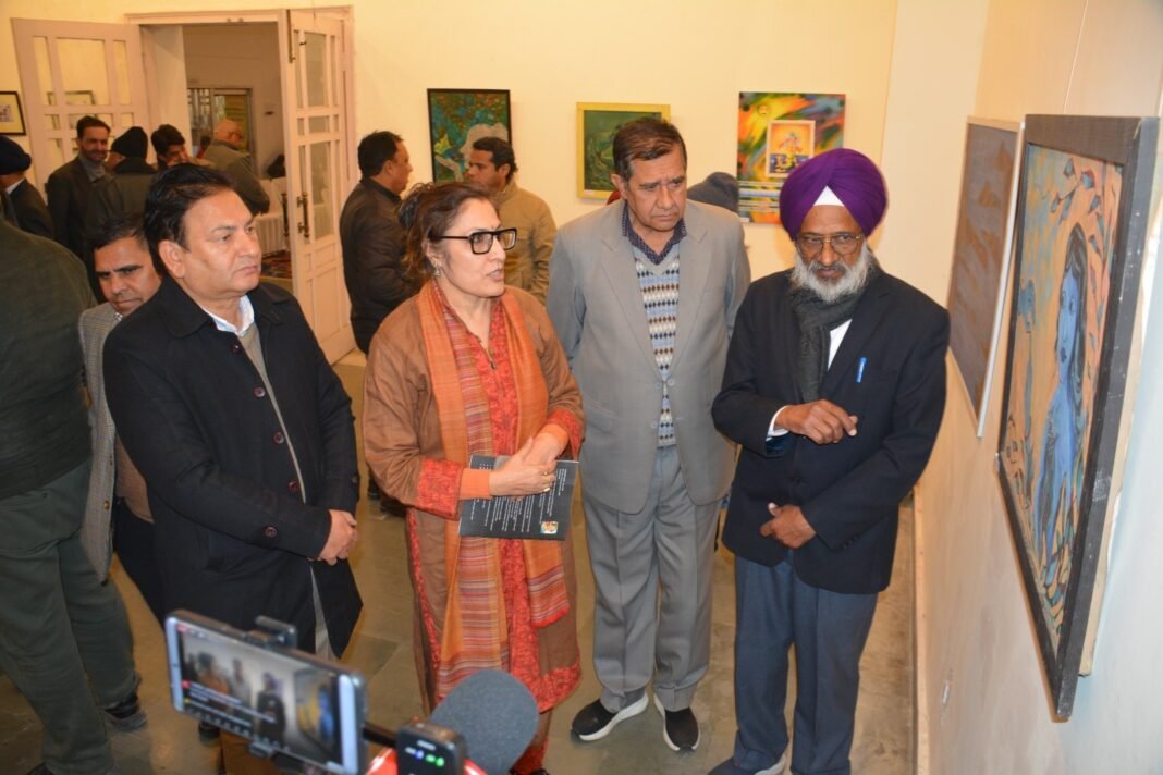 National Painting Exhibition at Kala Kendra, Jammu