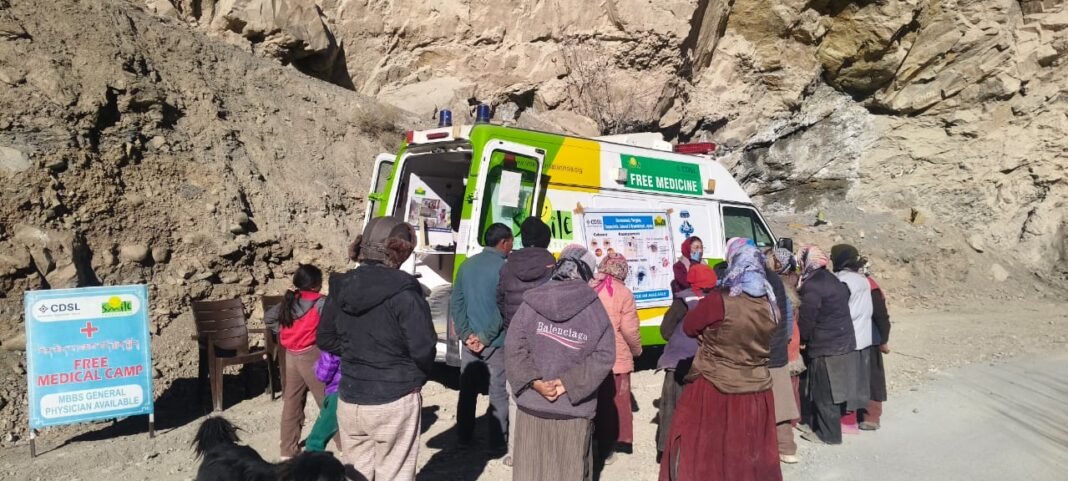 Smile Foundation, CDSL Organise Awareness Camp in Gya-Miru, Ladakh