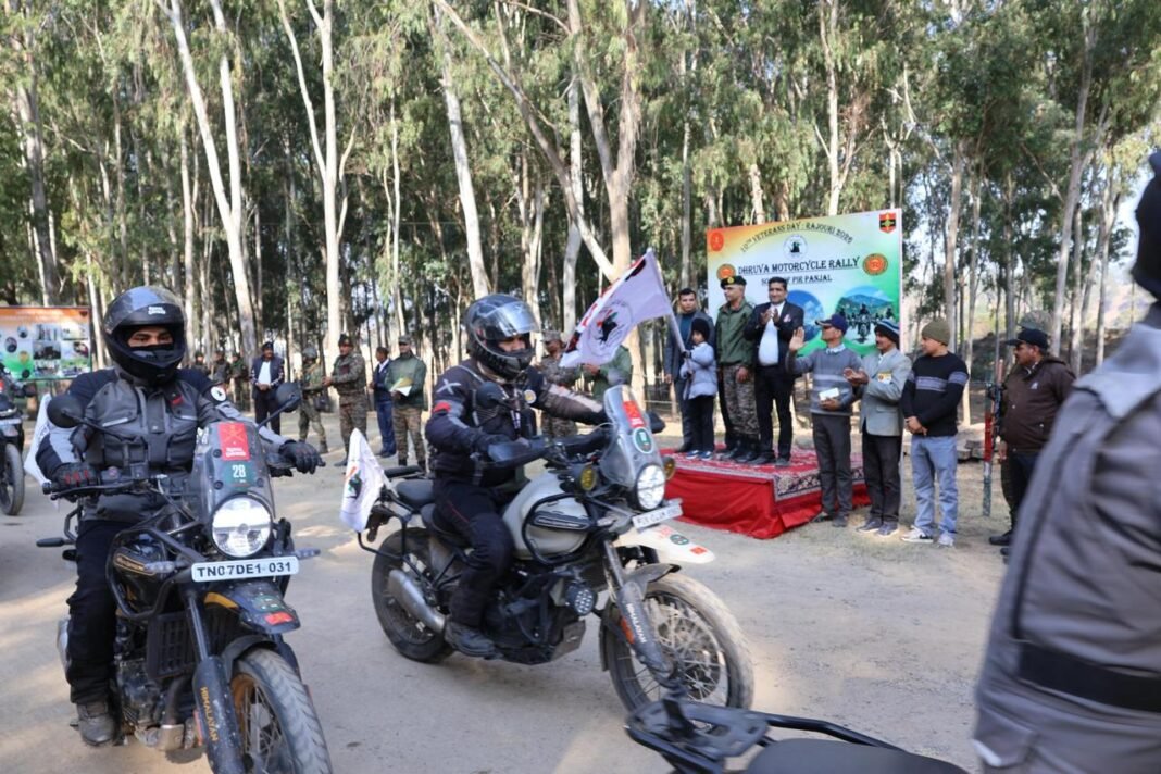 Veterans’ Day Celebrations in Naushera: Ex-Servicemen Honoured Through Dhruva Motorcycle Rally and Welfare Events