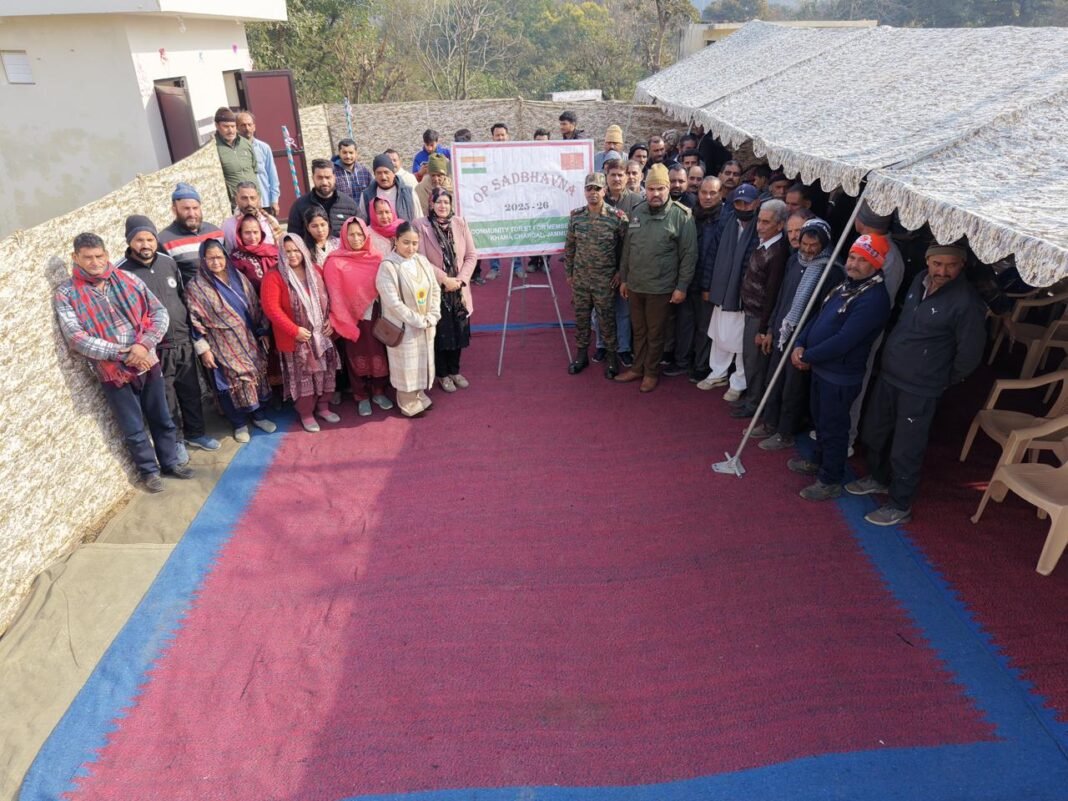 OP Sadbhavna : Handing Over of Newly Constructed Toilet to Gram Panchayat Khana Chargal, Jammu