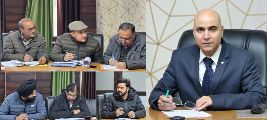 DC Kishtwar Reviews Progress of Developmental Works under UT Capex 2025-26