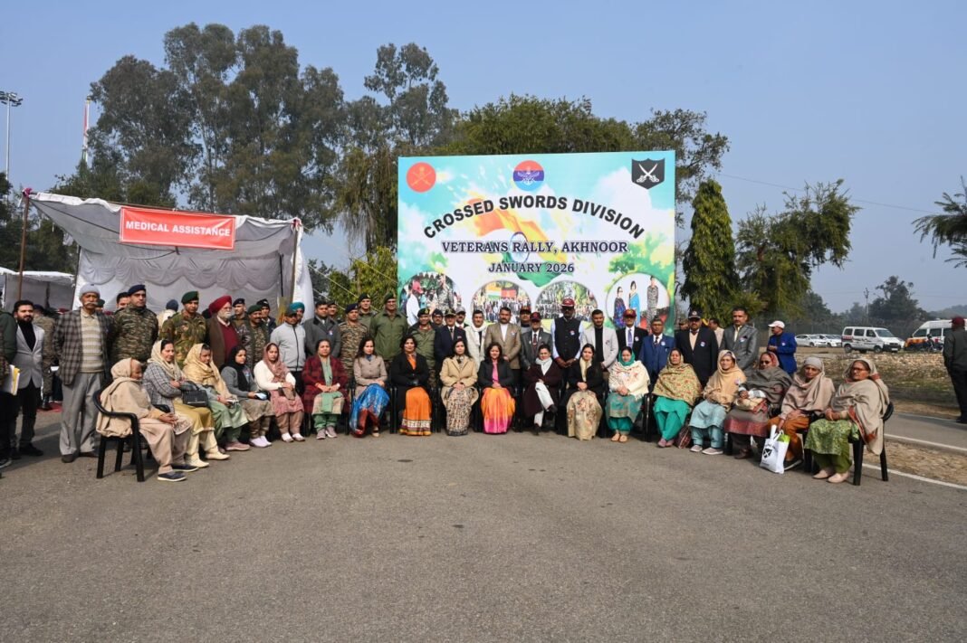 Veterans’ Rally was Organised by the Crossed Swords Division at Tanda, Akhnoor