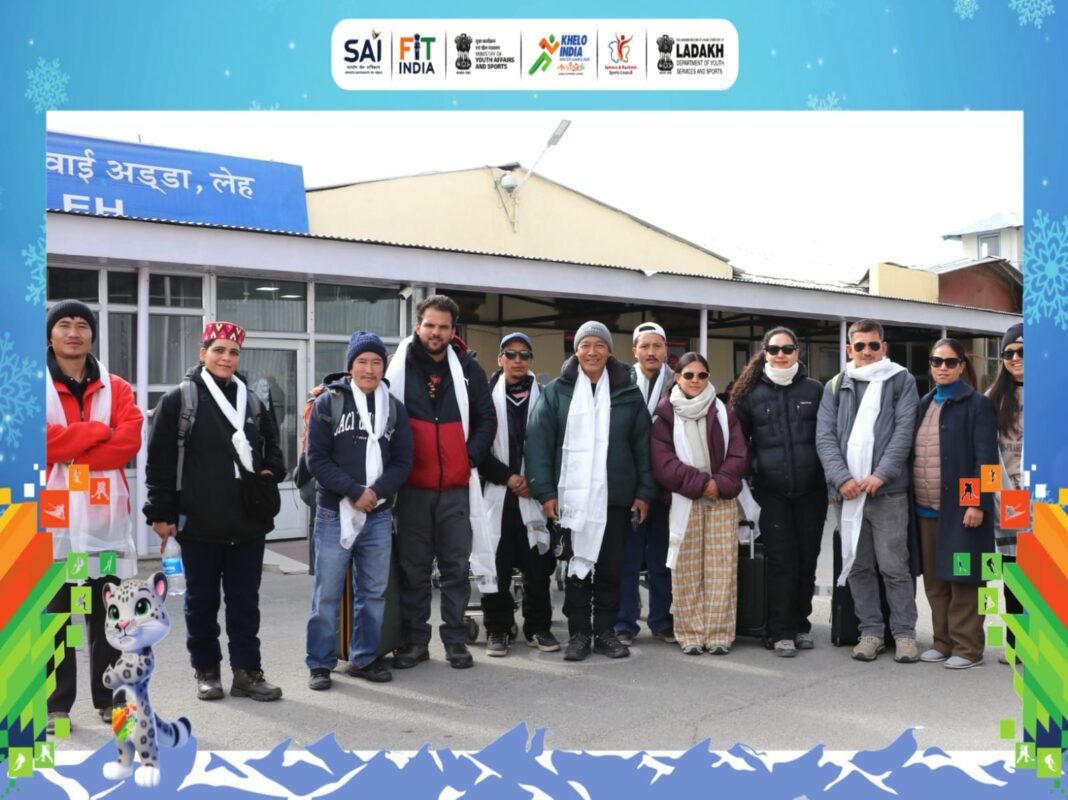 Khelo India Winter Games 2026: Teams and Players Reach Leh, Receive Warm Welcome