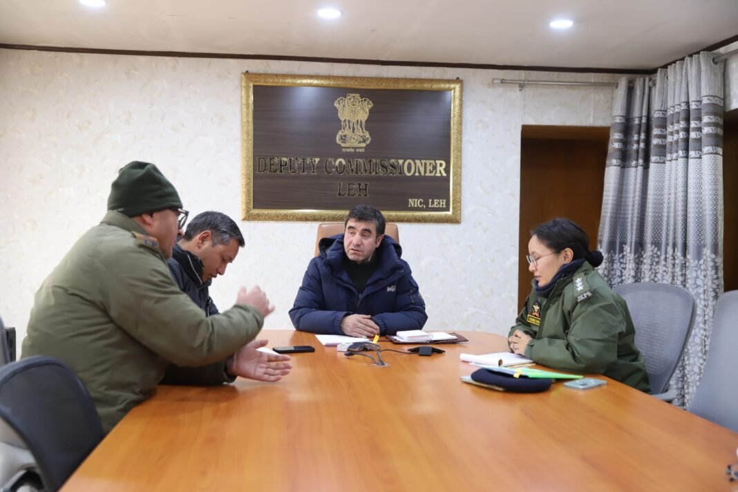 Traffic management reviewed in urban areas of Leh