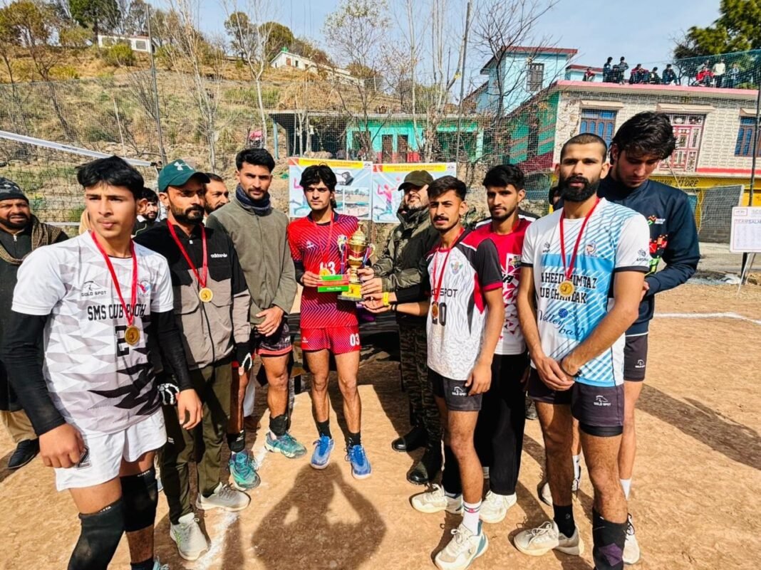 Rifleman Aurangzeb’s Memorial Volleyball Tournament Final Organised at Salani, Rajouri