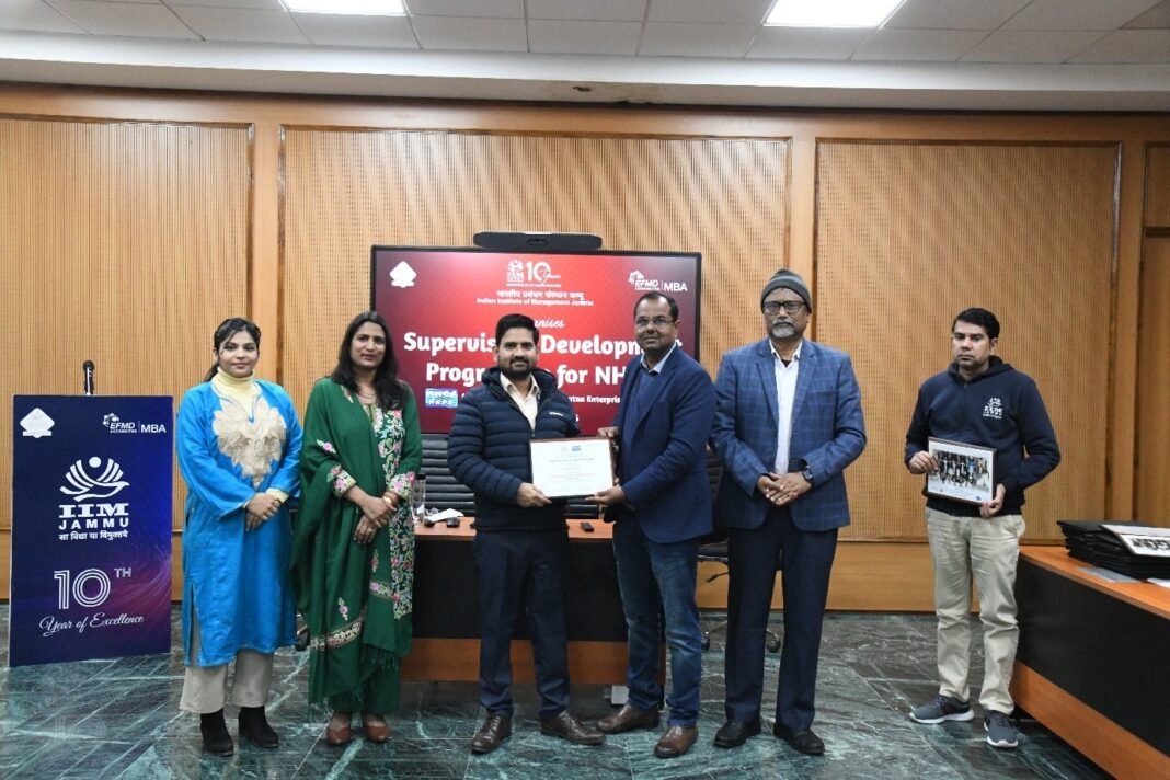 IIM Jammu Concludes Supervisory Development Programme for NHPC Executives