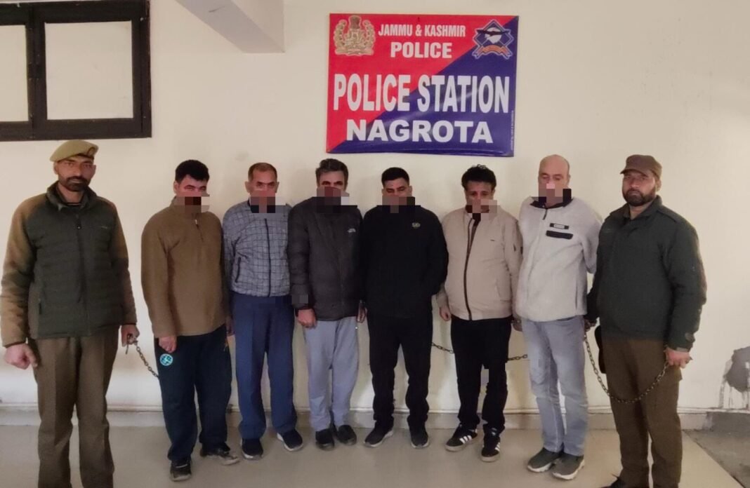 Six Gamblers Arrested from Prominent Hotel in Sidhra