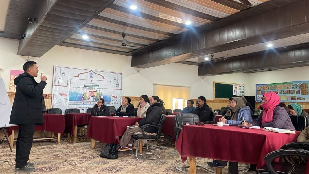 Winter Training Programme: 60 teachers from six educational zones participate in DIET Leh